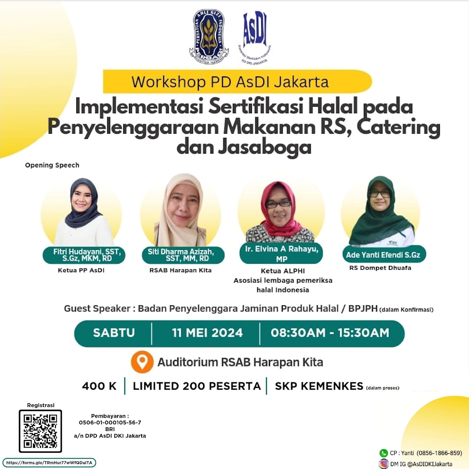 Implementasi Sertifikasi Halal pada Penyelenggaraan Makanan RS, Catering dan Jasaboga.